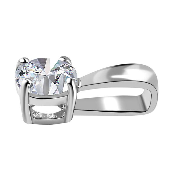 Funkelnde K&ouml;nigin- Moissanit Schmuckset, 925 Silber platiniert  - 1,77 ct. image number 8