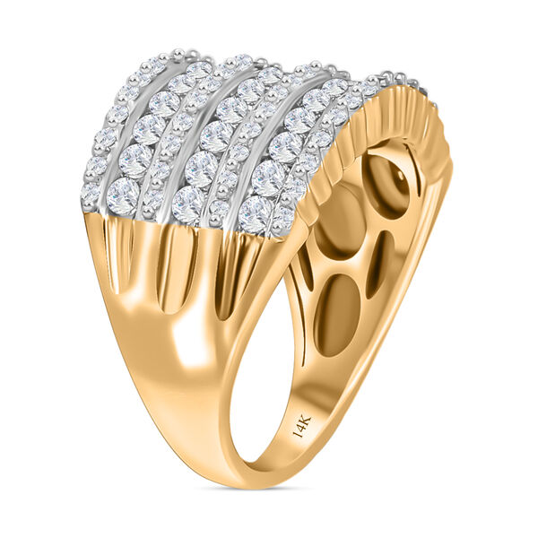 New York Kollektion- SI1 GH Diamant Cluster Ring- 1,50 ct. image number 3