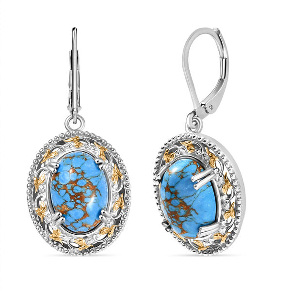 Blaues Türkis Schmuckset - 40,86 ct. image number 8