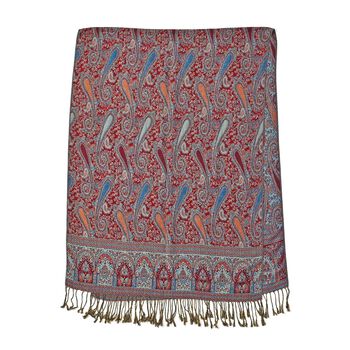 Paisley bedruckter Schal in lila