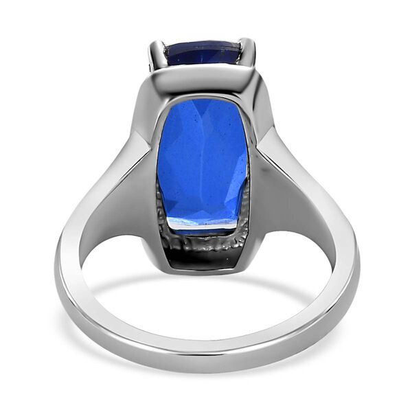 Ceylon Farbe Quarz Ring Edelstahl (Gr&ouml;&szlig;e 17.00) ca. 5,94 ct image number 6