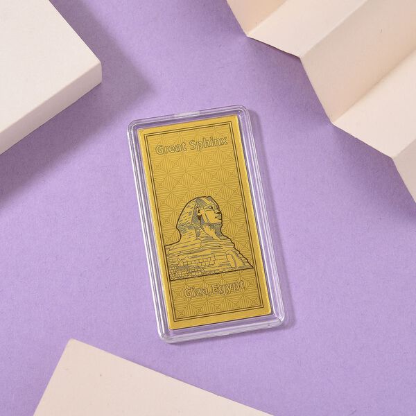 Ein Hauch von Luxus- 999er Goldplatte Gro&szlig;e Sphinx image number 2