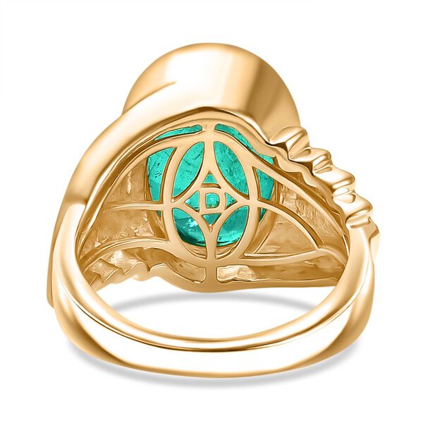 D'Joy Smaragd Triplett Quarz Ring - 5,74 ct. image number 6