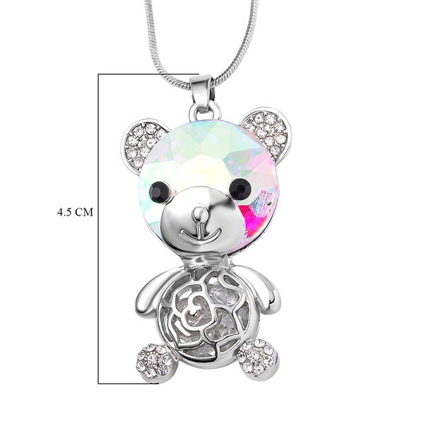 Mehrfarbiger Kristall Halskette ca. 60 cm image number 5