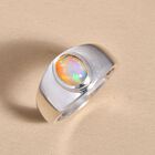 Natürlicher, äthiopischer Welo Opal Ring, 925 Silber, ca. 0,73 ct image number 1
