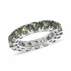 Natürlicher grüner Apatit Ring 925 Silber Platin-Überzug image number 3