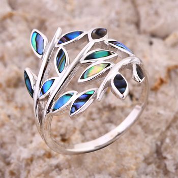 Royal Bali Kollektion- Abalone Muschel Ring