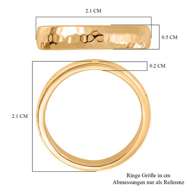 925 Silber 750 Gelbgold VermeilRing (Gr&ouml;&szlig;e 18.00) ca. 4,65g image number 7