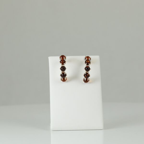 Bernstein Ohrringe 925 Silber image number 0