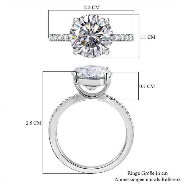 Moissanit Ring - 3,59 ct. image number 5