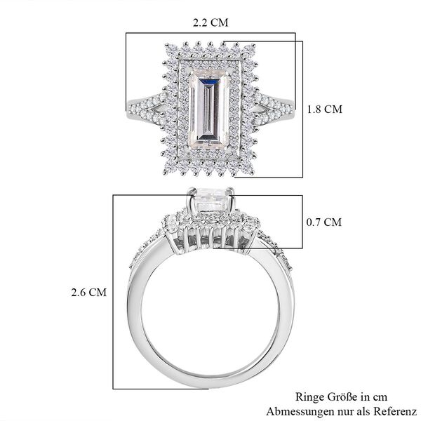 Moissanit Ring - 2,98 ct. image number 5