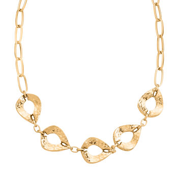 Gelb Halskette ca. 50 cm + 5 cm Extender, ca. 63,00g