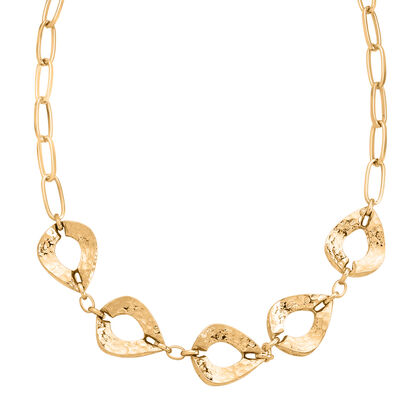 Gelb Halskette ca. 50 cm + 5 cm Extender, ca. 63,00g