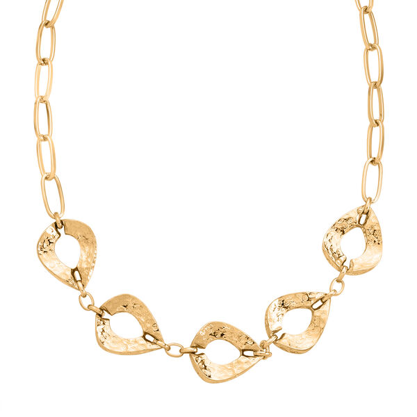 Gelb Halskette ca. 50 cm + 5 cm Extender, ca. 63,00g