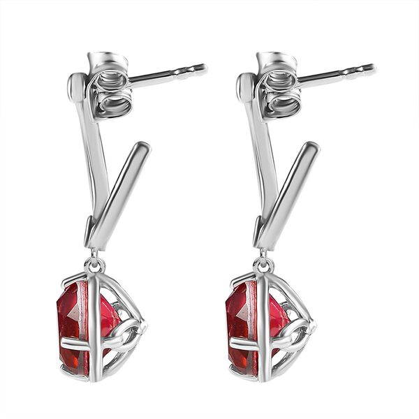 Sunset Triplett Quarz und Zirkon Ohrringe - 4,68 ct. image number 5