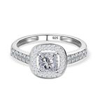 Lustro Stella - Zirkonia Ring, 925 Silber (Gr&ouml;&szlig;e 16.00) ca. 1,62 ct