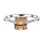 AA Citrin Ring, 925 Silber rhodiniert (Größe 18.00) ca. 1.77 ct