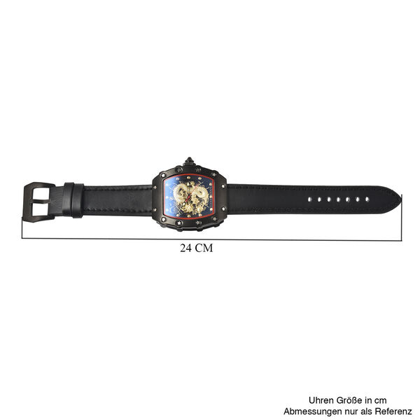 Genoa- wasserdichte Uhr, Schwarz image number 7