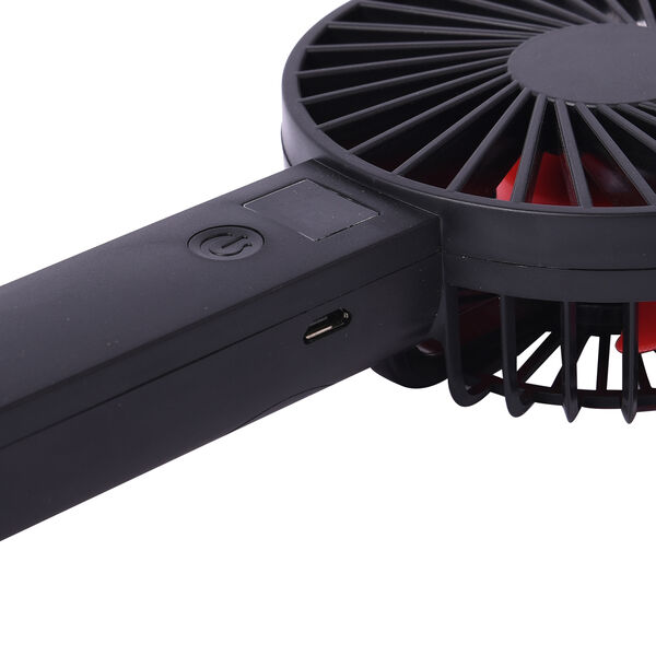 Tragbarer und wiederaufladbarer Mini-Ventilator mit 5 Lüfterflügeln image number 7