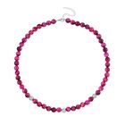 Rosane Tigerauge Halskette ca. 45 cm 925 Silber rhodiniert ca. 185.00 ct