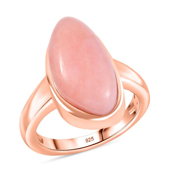 AA Vinicunca-Peruanischer Opal Ring, 925 Silber 750 ros&eacute;vergoldet (Gr&ouml;&szlig;e 18.00) ca. 6.26 ct image number 3