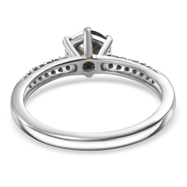 J Francis gefertigt mit SWAROVSKI- Weißer Swarovski Kristall Ring image number 6