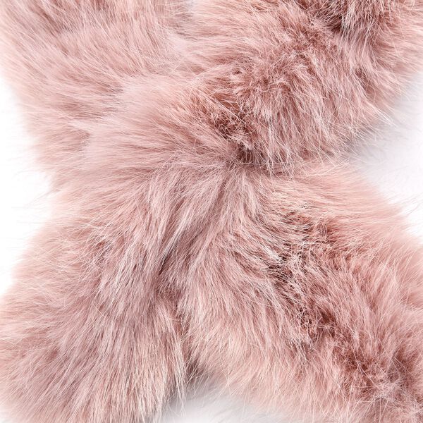 Damen Winterschal aus Kunstfell, Rosa image number 2