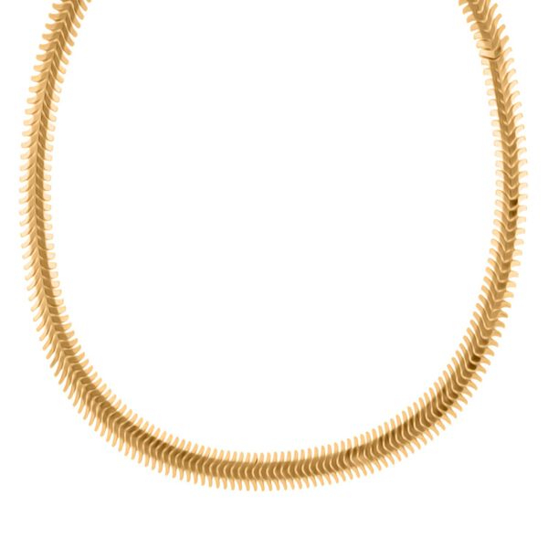 LA BELLA 925 Silber vergoldet Halskette ca. 50 cm ca. 13,50g image number 0