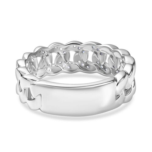 Lab Grown Diamant SI Ring 925 Silber rhodiniert (Größe 20.00) ca. 0,24 ct image number 5
