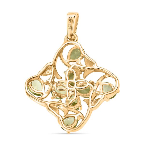 D'Joy Peridot und Zirkon Anh&auml;nger - 1,30 ct. image number 5