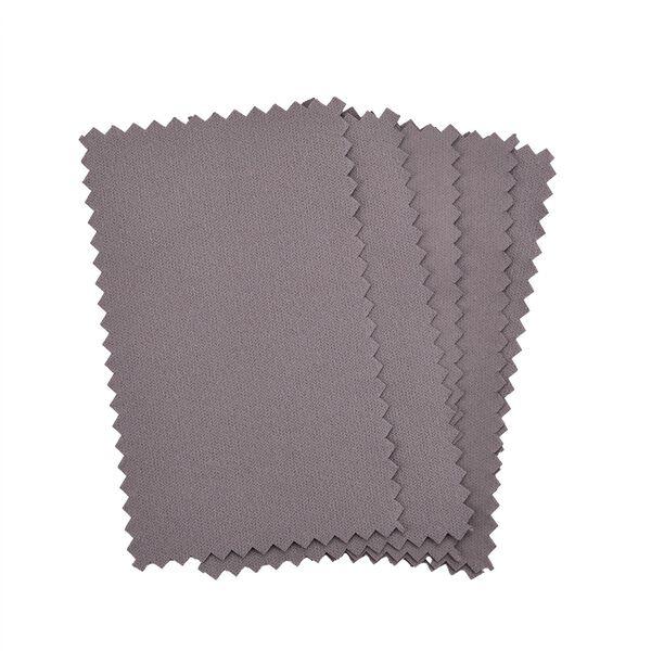 3-lagige Schmuckbox aus PU mit Diamantmuster und 5 Silberpoliertücher, schwarz image number 8