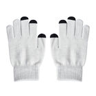 Unisex Dreieck Thermo Touchscreen Winterhandschuhe, Größe: S-M, Grau image number 0