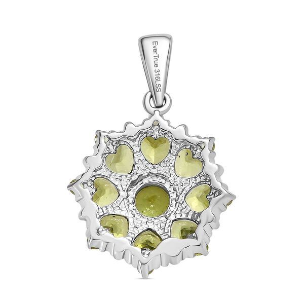 Peridot Anhänger Edelstahl ca. 5.33 ct image number 5