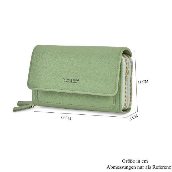 Crossbody-Tasche mit RFID-Schutz, Gr&uuml;n image number 7