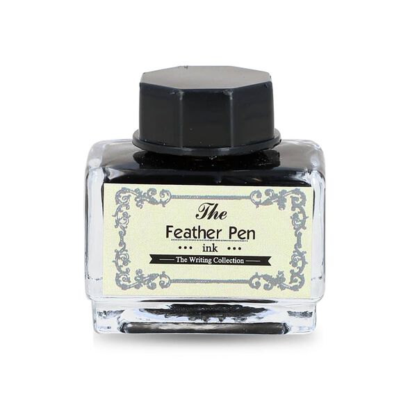 Antikes Federstift-Set mit Pfauenfeder image number 5