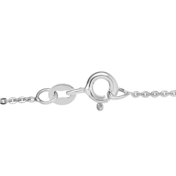 LUXURIANT SI-GH Labor Diamant 45cm Halskette, rhodiniert 925 Silber - 0,20 ct. image number 4