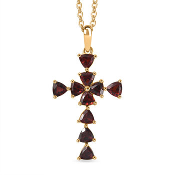 EVER TRUE Mosambik Granat Schmuckset ca. 50 cm ca. 2.96 ct