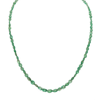 Rhapsody AAAA Kolumbianischer Smaragd Halskette ca. 45 cm 950 Platin ca. 40,00 ct.