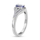 Tansanit und Zirkon Ring - 0,78 ct. image number 4