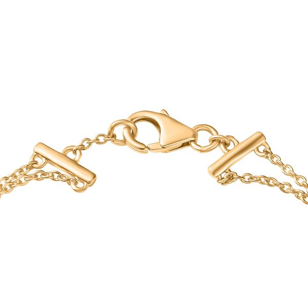 Giuseppe Perez AA Citrin, Mehrfarbig Saphir Armband ca. 19 cm 925 Silber 750 Gelbgold Vermeil ca. 1.19 ct image number 6