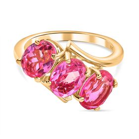 Sunset Triplett Quarz Ring, ca. 4,31 ct.