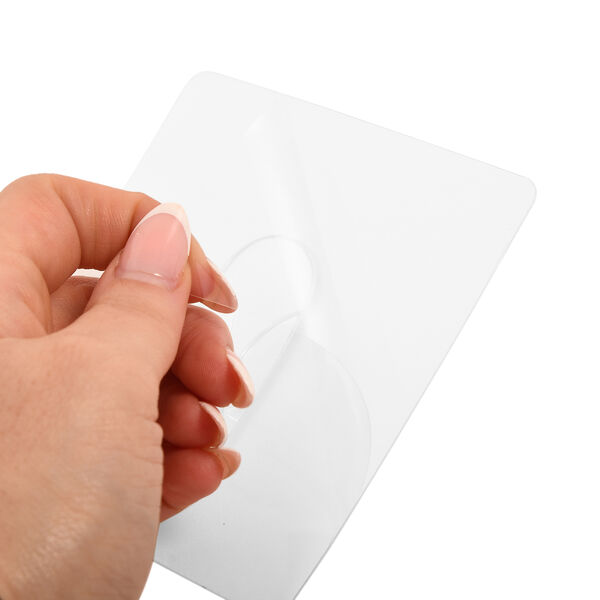 Zauberhaken aus Kunststoff, 1 Jumbo und 1 gro&szlig;, Transparent image number 5