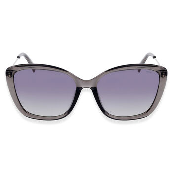 SOLE UND LUCE Sonnenbrille, UV400 Schutz, Transparent Smoke Silber
