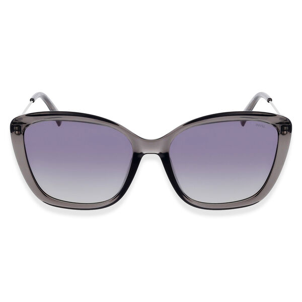 SOLE UND LUCE Sonnenbrille, UV400 Schutz, Transparent Smoke Silber image number 1