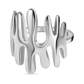 Lucy Q Splash Kollektion- Platinierter Silberring