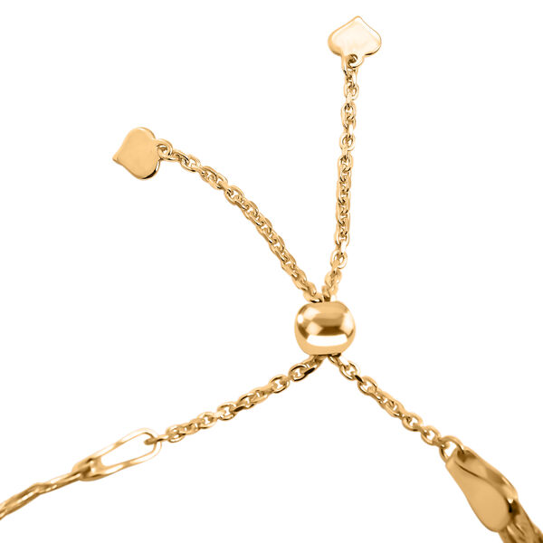 Zartes geflochtenes vergoldetes Armband image number 1