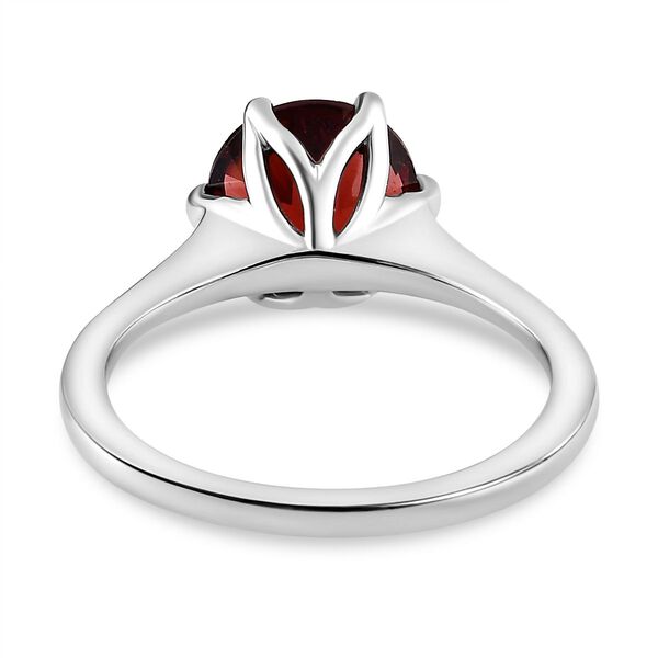 Roter Granat Schmuckset, 925 Silber platiniert ca. 4,14 ct. image number 6