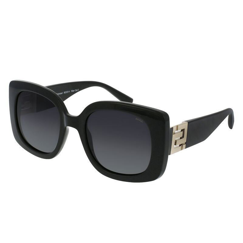 SOLE & LUCE: Fashion Damensonnenbrille Black image number 0