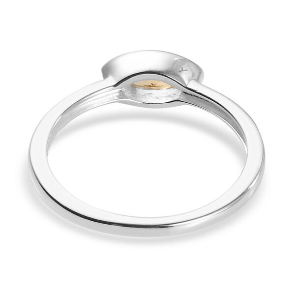 Citrin Solit&auml;r-Ring, 925 Silber  ca. 0,34 ct image number 6