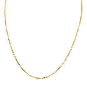 Cuban Kette in 585 Gelbgold, 60cm